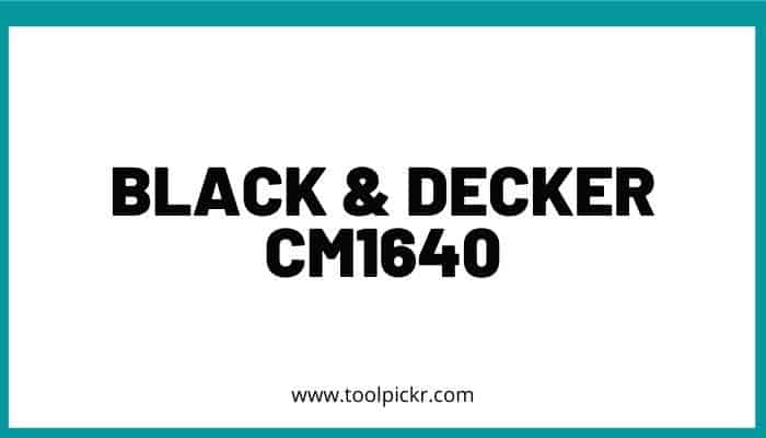 Black & Decker CM1640-1