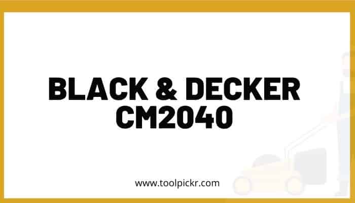 Black Decker CM2040