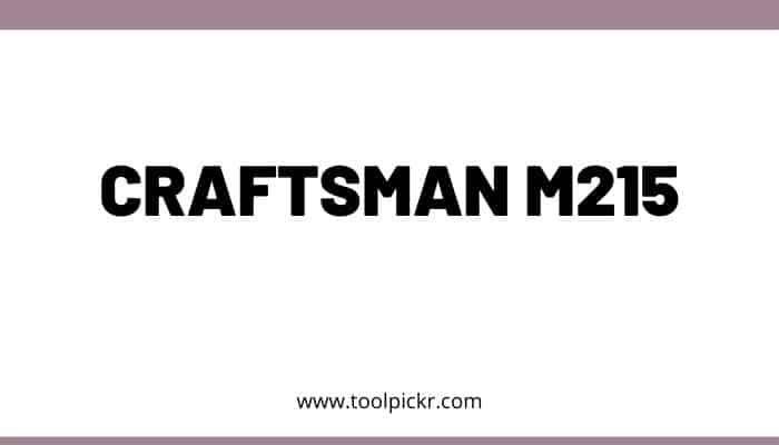 Craftsman M215 lawn mower review