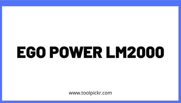 EGO Power LM2000
