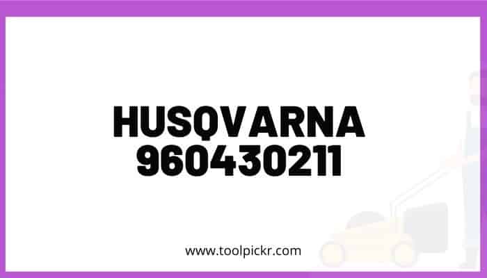 Husqvarna 960430211 review