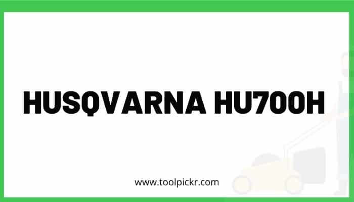 Husqvarna HU700H Rear Wheel Drive Gas Mower Review